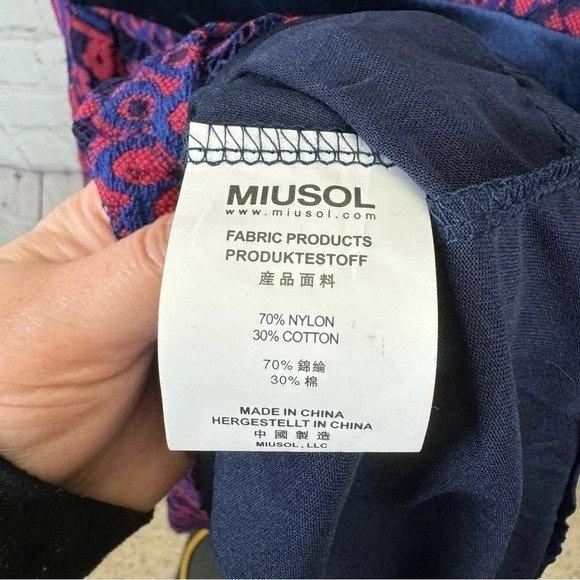 Miusol Red and Blue Lace DressSize XL - Picture 7 of 8